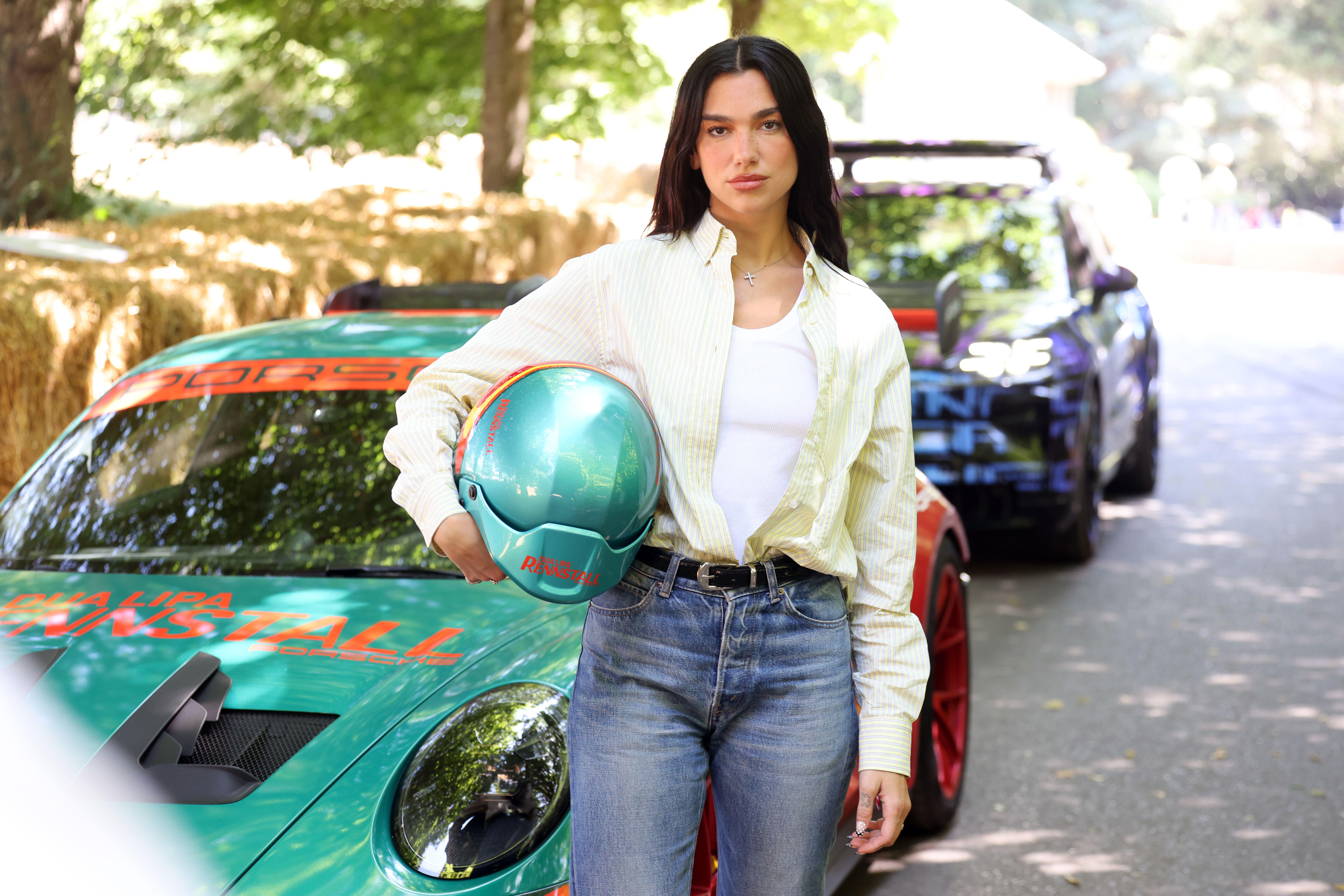 This year, Lipa has shared more behind-the-scenes of her life on social media, including more casual looks