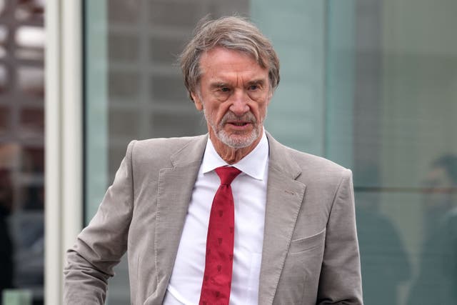 <p>Man United fans will target Sir Jim Ratcliffe in their upcoming protest (Lucy North/PA)</p>
