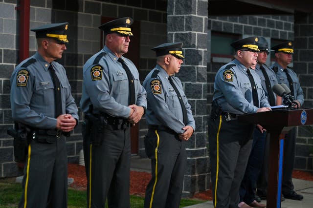 Pennsylvania Troopers Shot