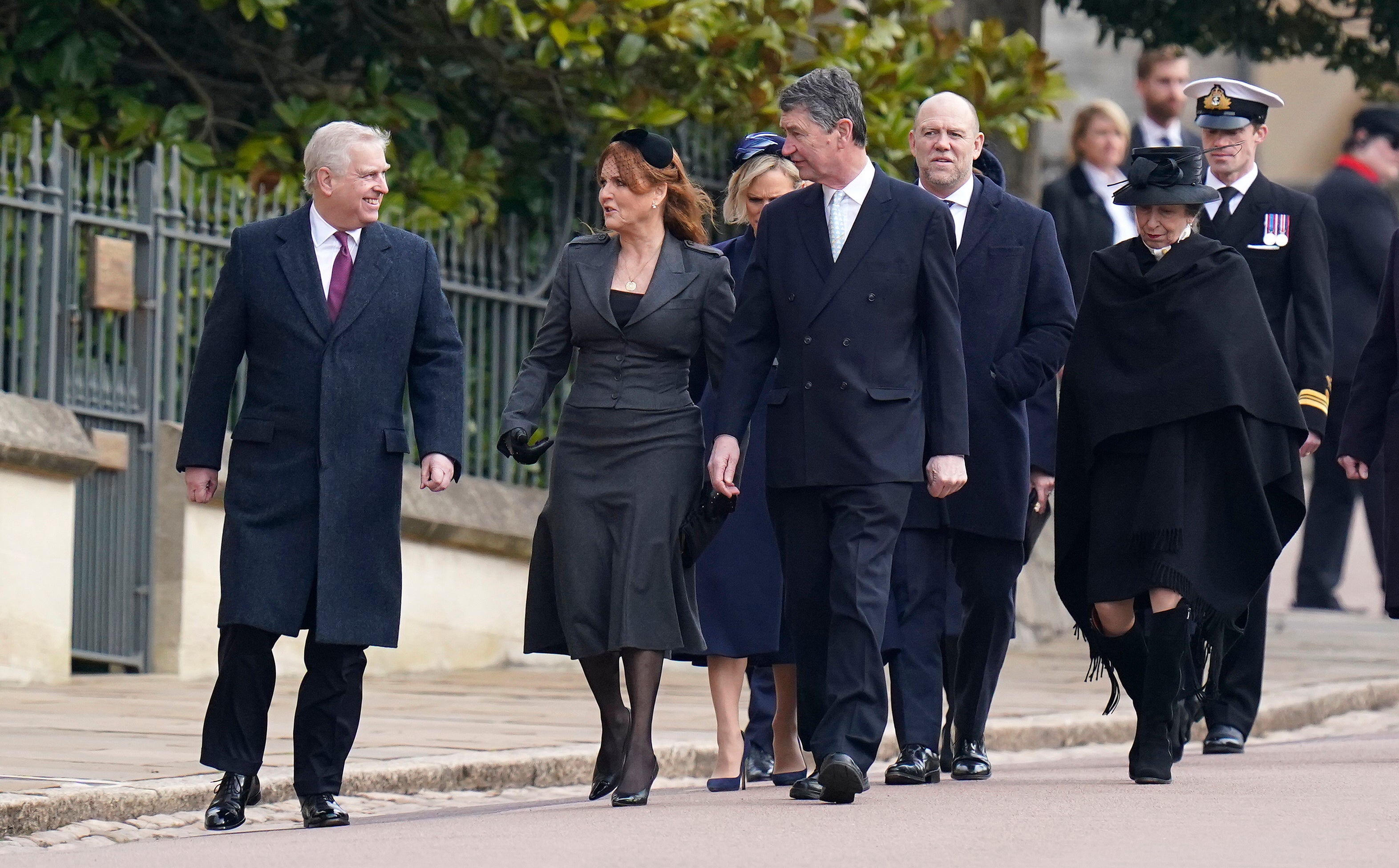 Former Duke of York and Mr Tindall attend thanksgiving service in 2024 (Getty)