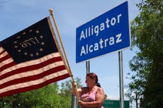 Judge to weigh detainees' legal rights at 'Alligator Alcatraz' in Florida Everglades