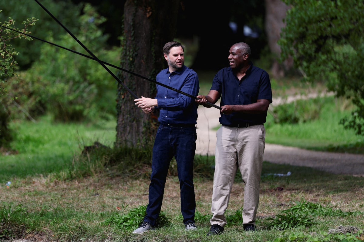JD Vance meets David Lammy for talks on Gaza and fishing