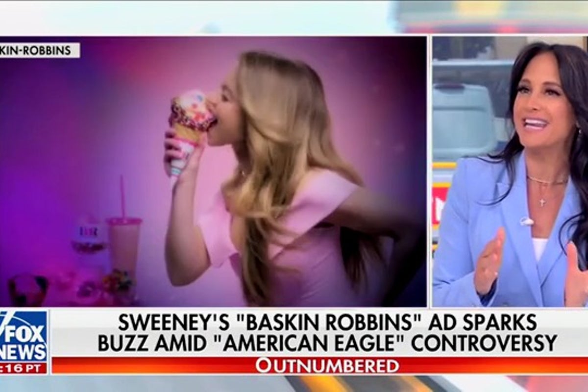 Fox News whips up another Sydney Sweeney ‘controversy’ by claiming left is ‘melting down’ over old ice cream ad