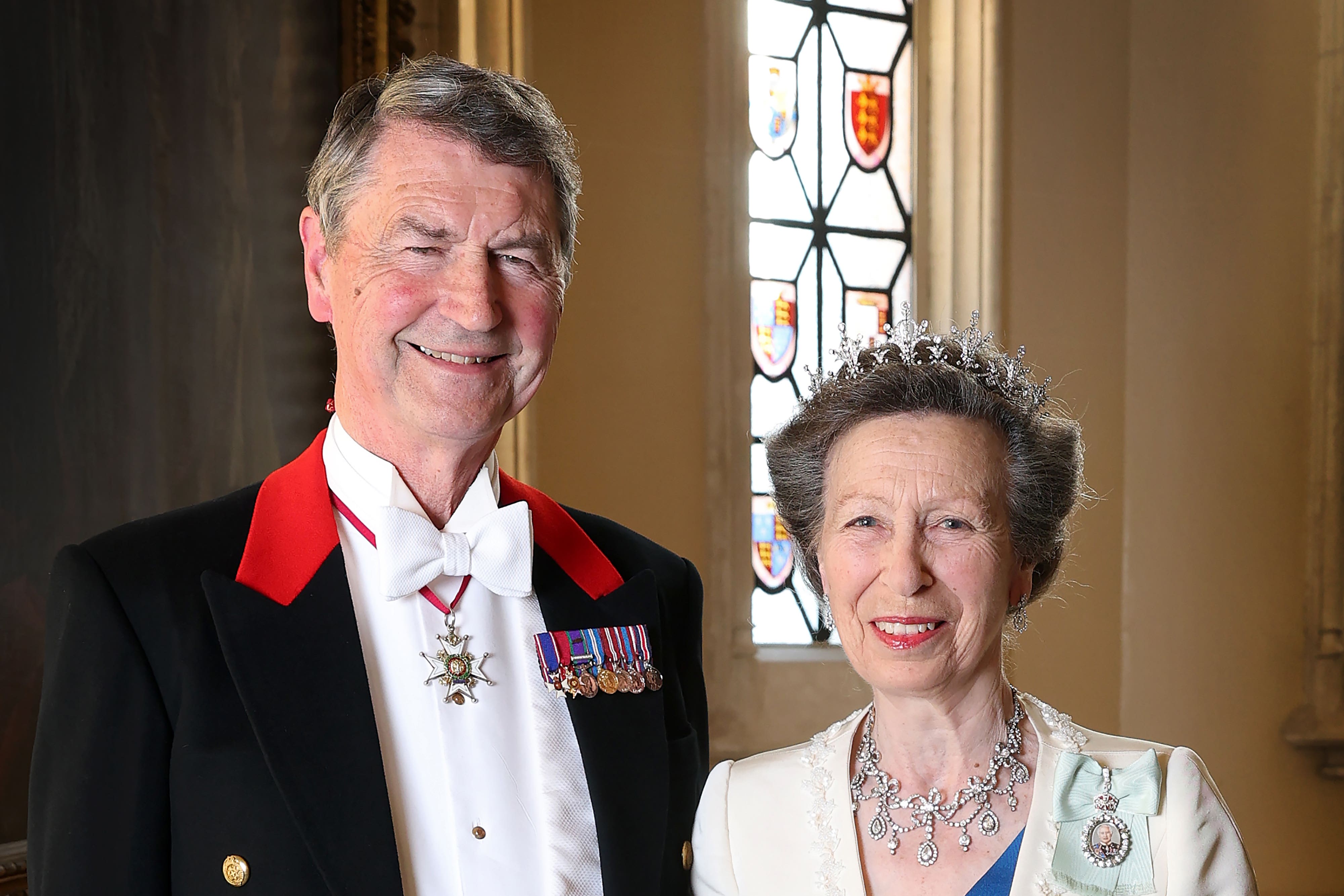 The Princess Royal and Vice Admiral Sir Tim Laurence and the Princess Royal (Chris Jackson/Getty Images for Buckingham Palace)