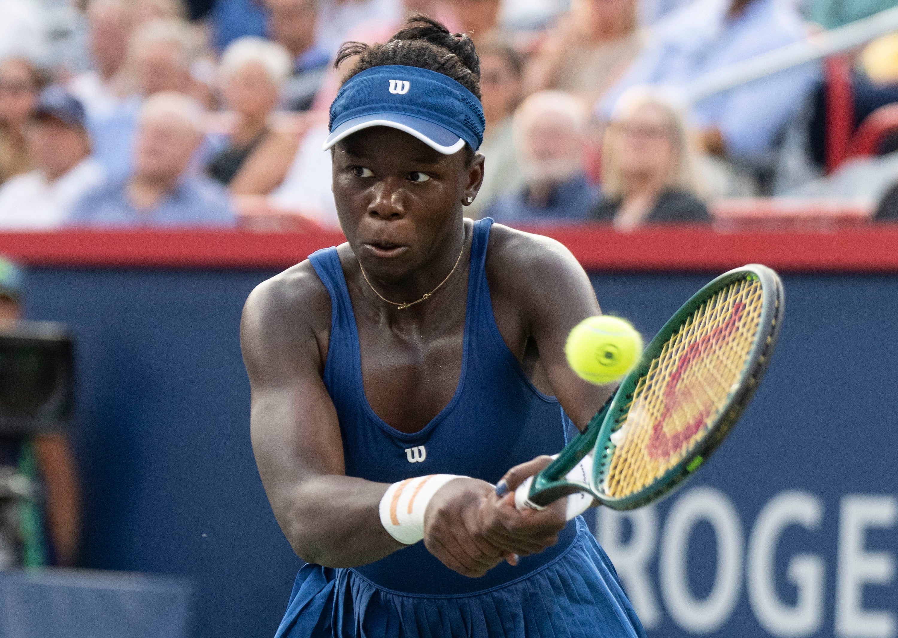 Mboko defeated Naomi Osaka in the final after losing the first set
