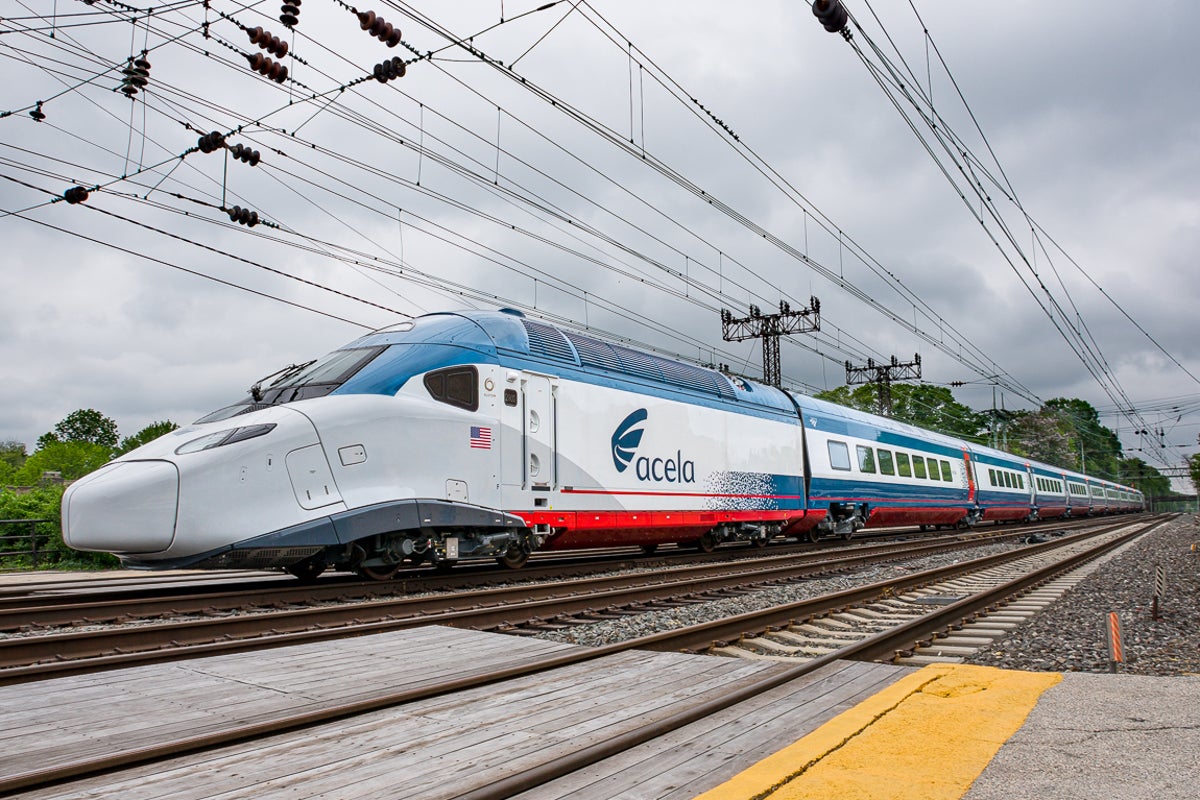 Amtrak reveals launch date for new 160mph tilting trains on the East Coast