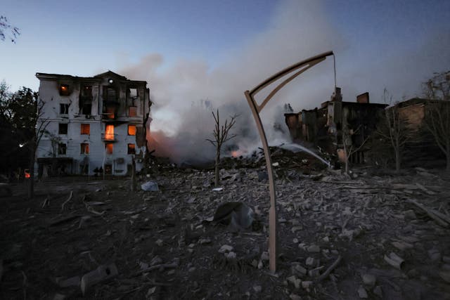 <p>Allied national security advisers discussed the war in Ukraine at the weekend ahead of a meeting between Donald Trump and Vladimir Putin (Yevhen Titov/PA)</p>