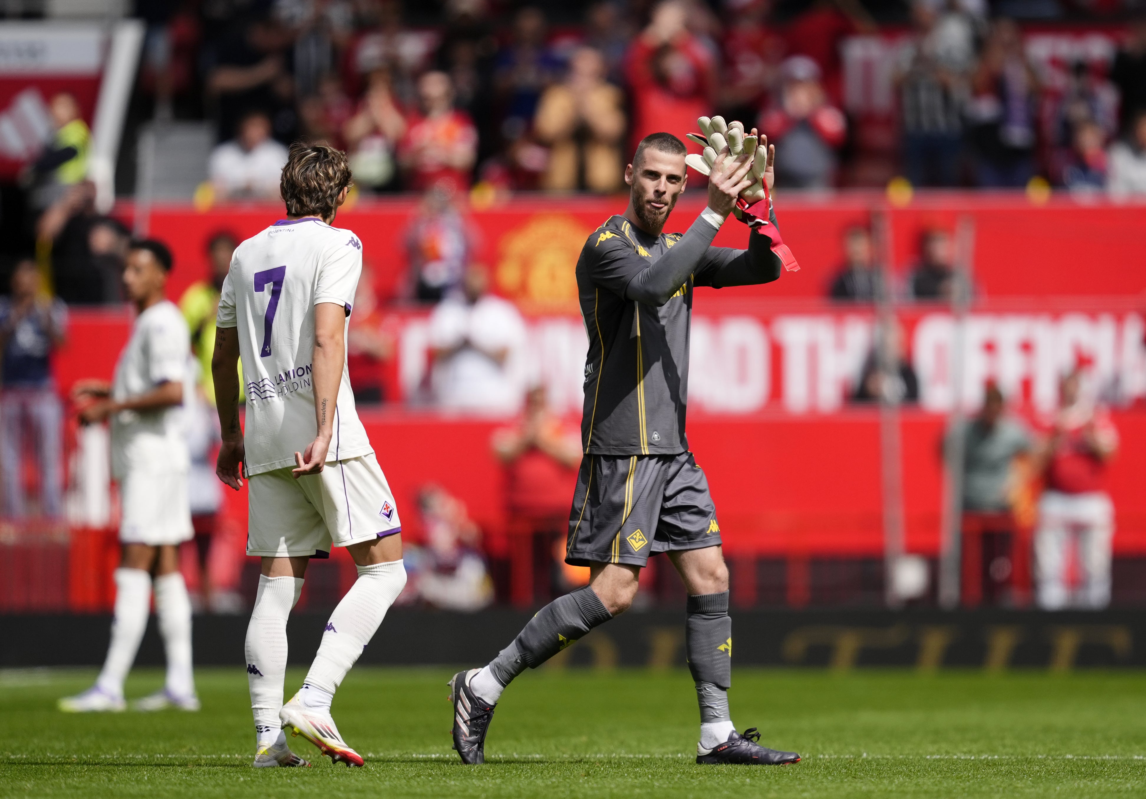 David de Gea állandó ovációt kapott távozás közben (Nick Potts / PA)