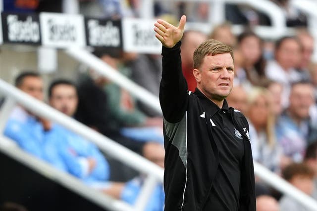 Newcastle boss Eddie Howe admits he will not have the final say over striker Alexander Isak’s future (Owen Humphreys/PA)