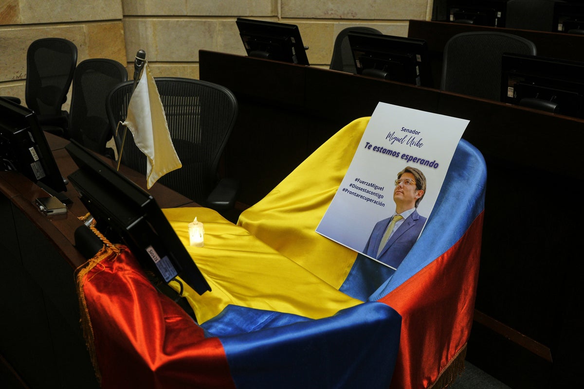 A Colombian senator shot in June falls back into critical condition after hemorrhaging