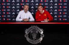 Manchester United announce signing of striker Benjamin Sesko