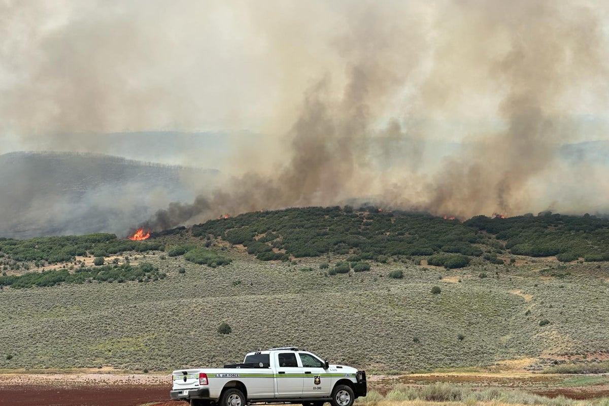 Prison evacuated as Colorado wildfire becomes one of the largest in state history