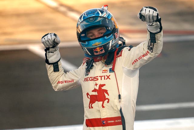 <p>Connor Zilisch suffered a nasty fall while celebrating winning NASCAR’s Xfinity Series at Watkins Glen</p>