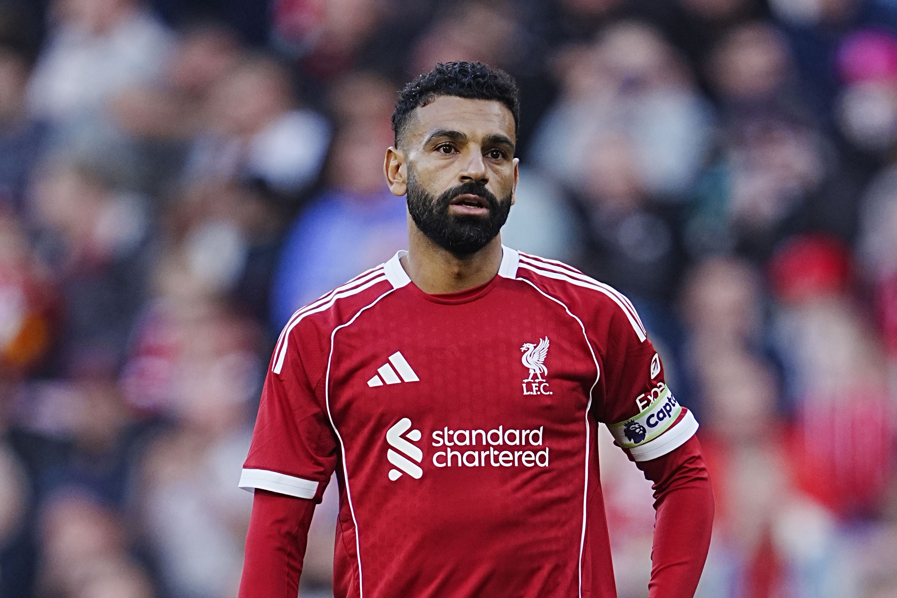 Liverpool’s Mohamed Salah posted his comment on X (Peter Byrne/PA)