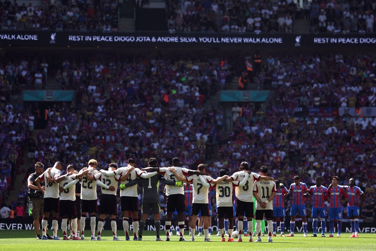 Crystal Palace fans disrupt silence for Liverpool’s Diogo Jota before Community Shield at Wembley