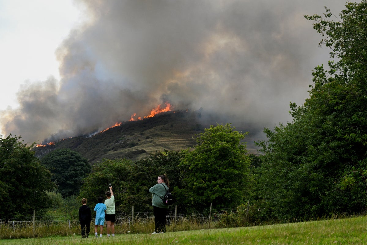 Arthur’s Seat fire live: Human activity ‘almost certainly’ the cause of Edinburgh blaze, fire chief says