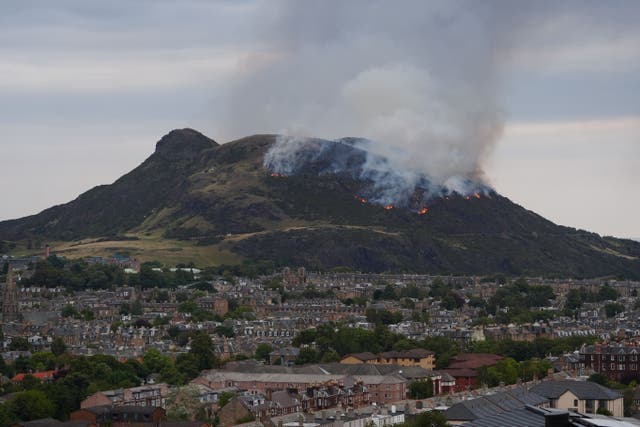 <p>The fire was reported at about 4.05pm on Sunday</p>