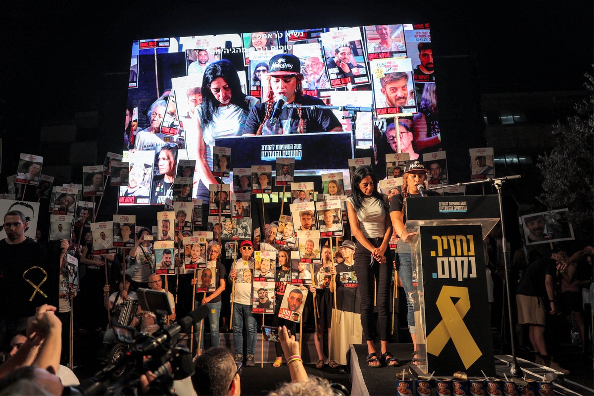 ‘ Every airstrike could cost him his life’: Families of Israeli hostages plead for end to war
