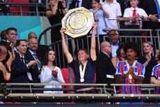 Oliver Glasner says Community Shield win gives Palace ‘feeling you can’t buy’
