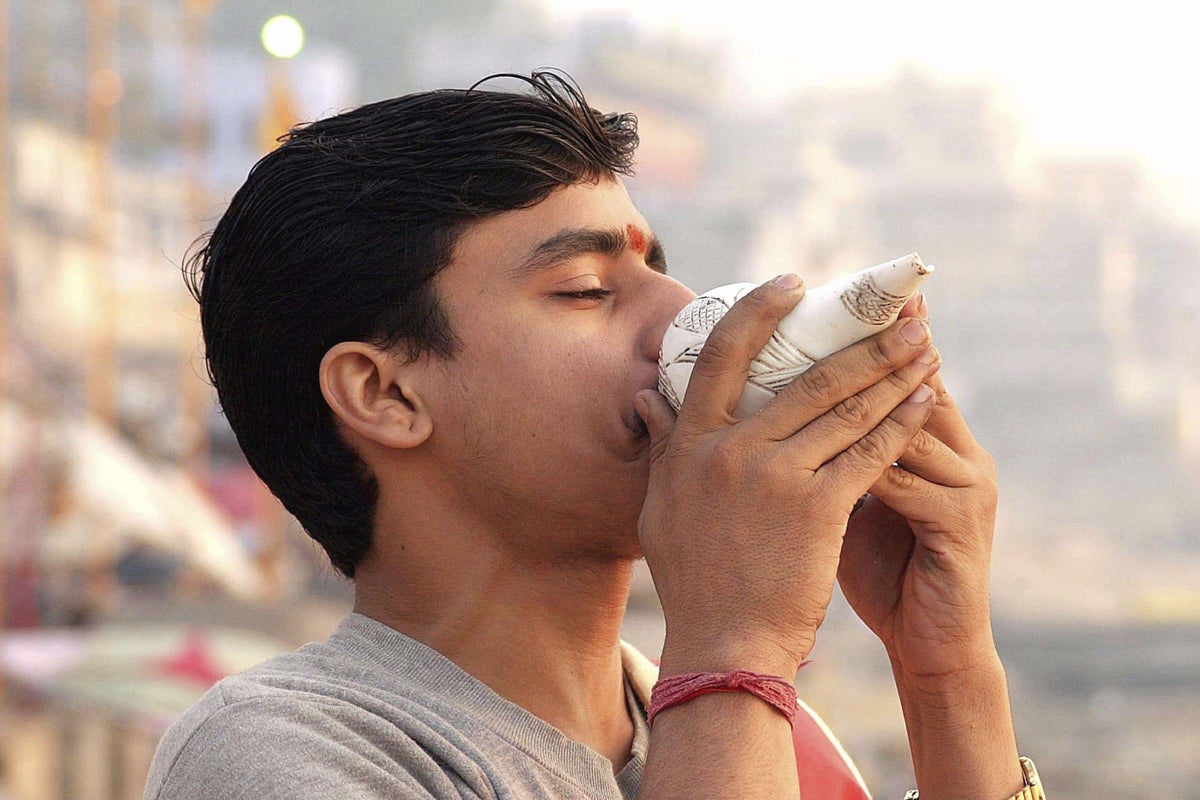 Ancient ritual of blowing into shell ‘could help with common sleep disorder’