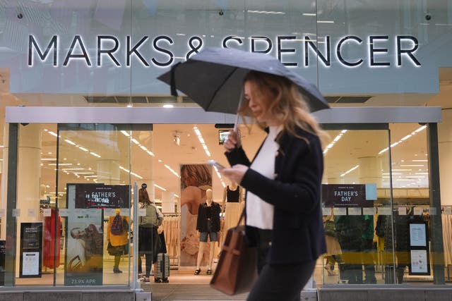 M&S has reinstated its click and collect service, after it was taken down following a cyber attack (Yui Mok/PA)