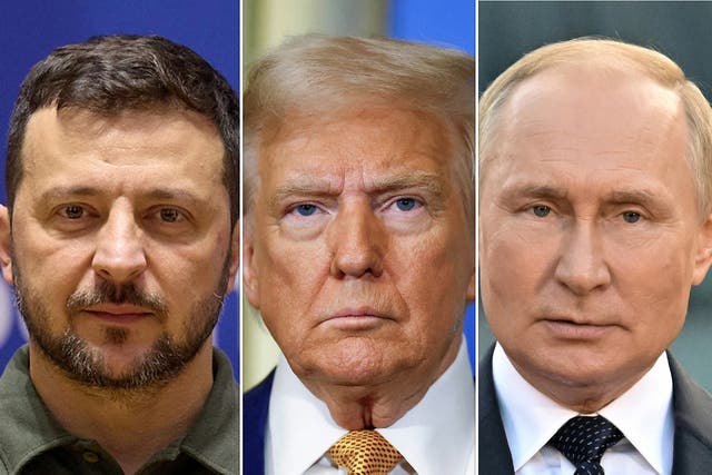 <p>Donald Trump expresó que, si sus conversaciones con Vladímir Putin iban bien, la organización de una posterior cumbre a tres bandas con Volodymyr Zelensky sería incluso más importante que su encuentro con el presidente ruso el viernes</p>