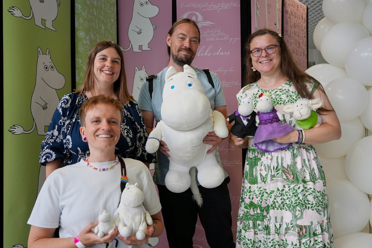 Fans celebrate the 80th birthday of the Moomins, Finland's most lovable literary cartoon family