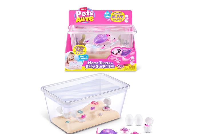 Pets Alive mama turtle and baby surprise