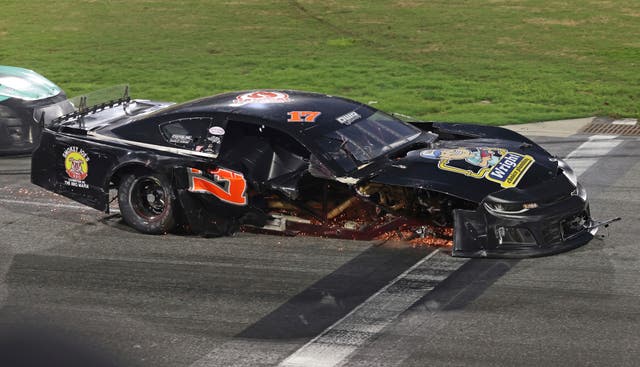 <p>Driver Dies Racing</p>