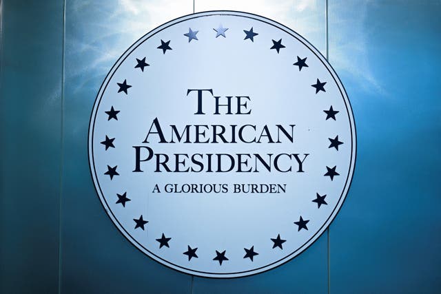 <p>The National Museum of American History's 'American Presidency' exhibit, which recently removed and then replaced material referencing Donald Trump's two impeachments</p>