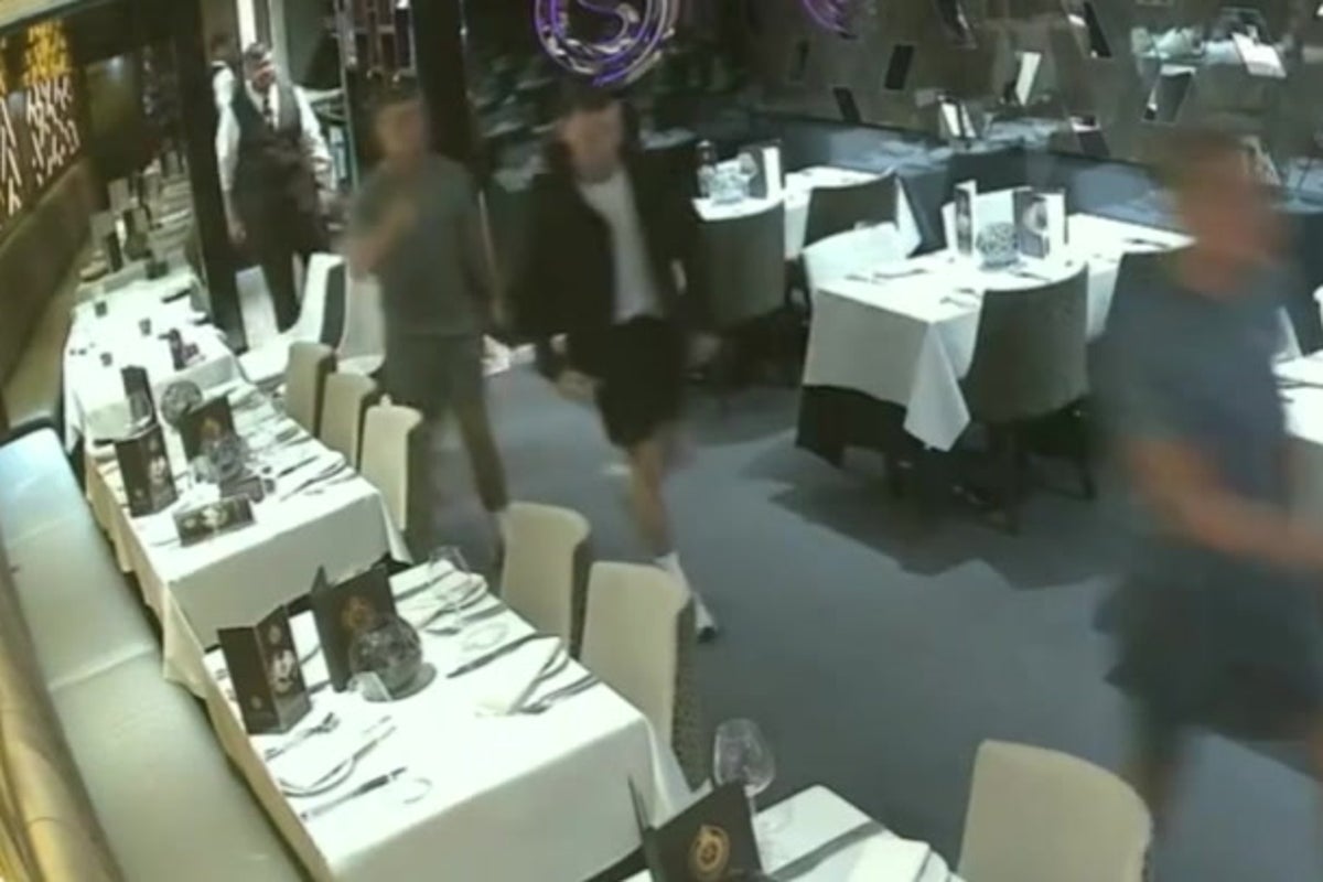 ‘Dine and dashers’ caught on CCTV running out on £200 bill