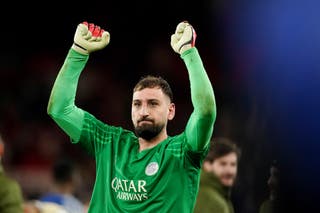PSG goalkeeper Gianluigi Donnarumma could be on the move (Martin Rickett/PA)