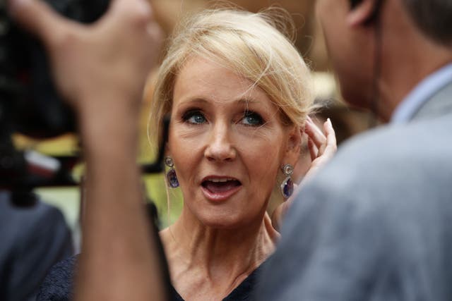 JK Rowling described Nicola Sturgeon as a ‘destroyer of women’s rights’ (Yui Mok/PA)