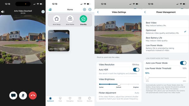 Arlo video doorbell app