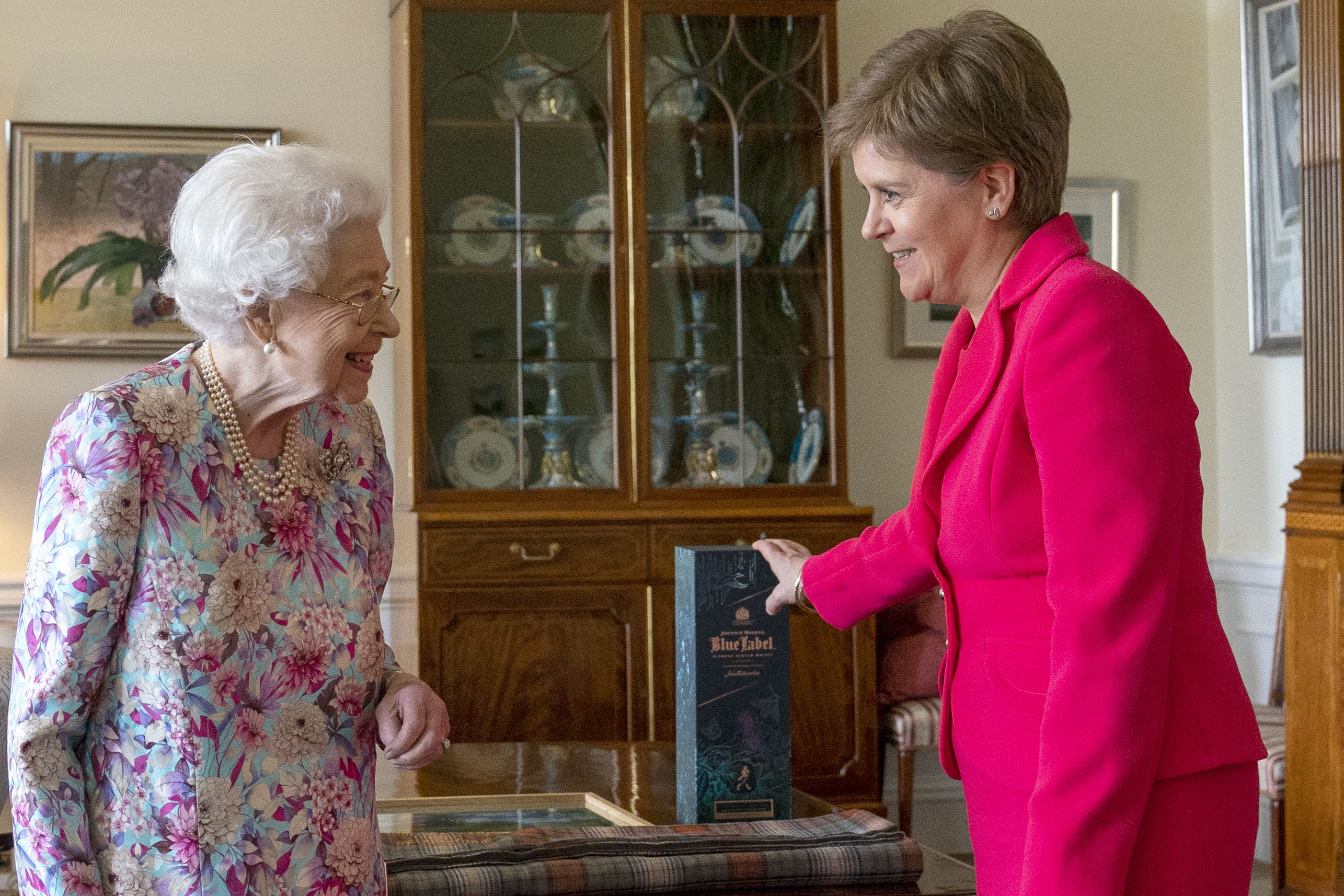 Nicola Sturgeon spoke of her ‘incredible respect’ for Queen Elizabeth 11 – saying an audience with her was ‘more nerve wracking than doing First Minister’s Questions’ at Holyrood. (Jane Barlow/PA)