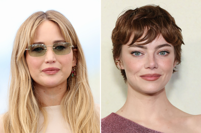 <p>Jennifer Lawrence said she really didn't want longtime friend Emma Stone to shave her head for her upcoming role.</p>