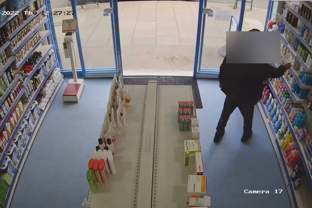 Shoplifters brazenly walk out of pharmacies with medical supplies in shocking CCTV