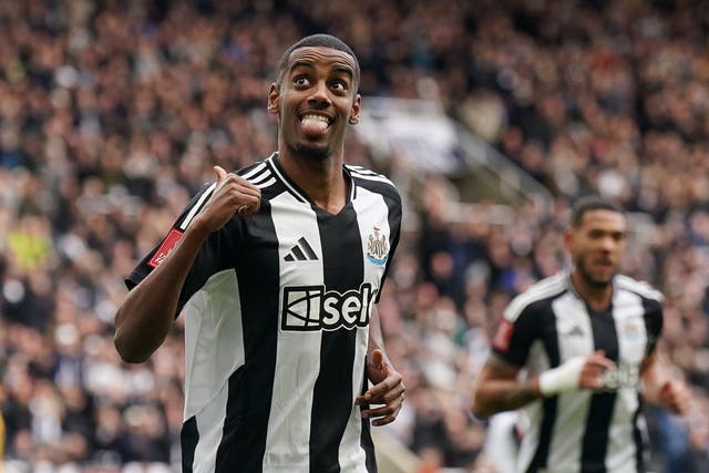 Alexander Isak’s future remains up in the air (Owen Humphreys/PA)