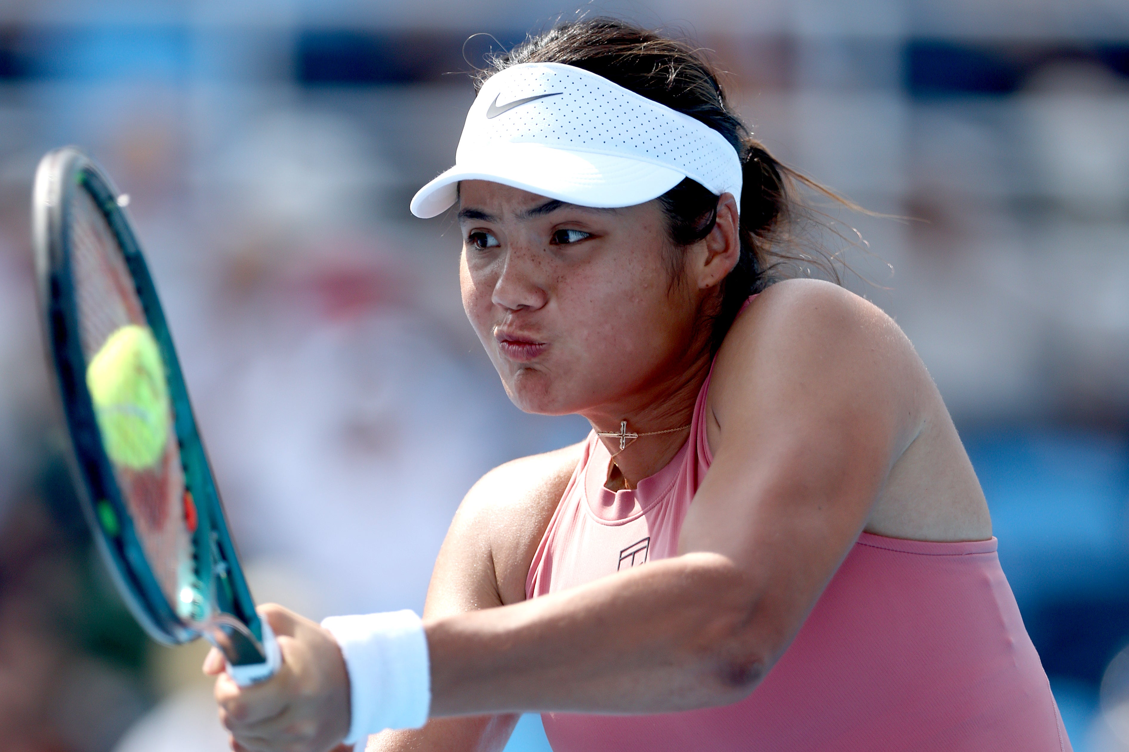 Emma Raducanu was knocked out of the Cincinnati Masters by Aryana Sabalenka