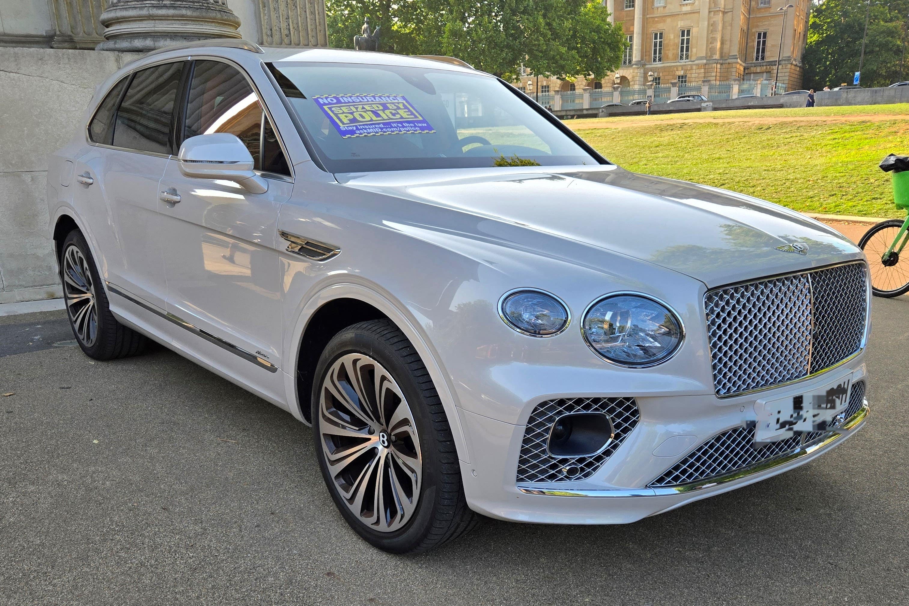 Officers also seized a Bentley during the operation (Metropolitan Police/PA)