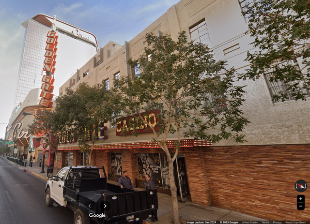 <p>The Golden Gate Hotel & Casino in Las Vegas, Nevada. The casino is planning to switch to fully electronic gaming tables rather than tables with human dealers, cards, and chips. </p>