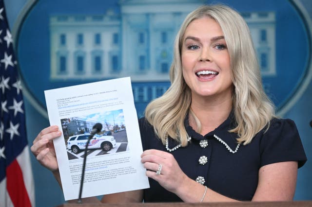 <p>White House press secretary Karoline Leavitt further discussed the organizational structure of DC police after the Trump executive order. </p>