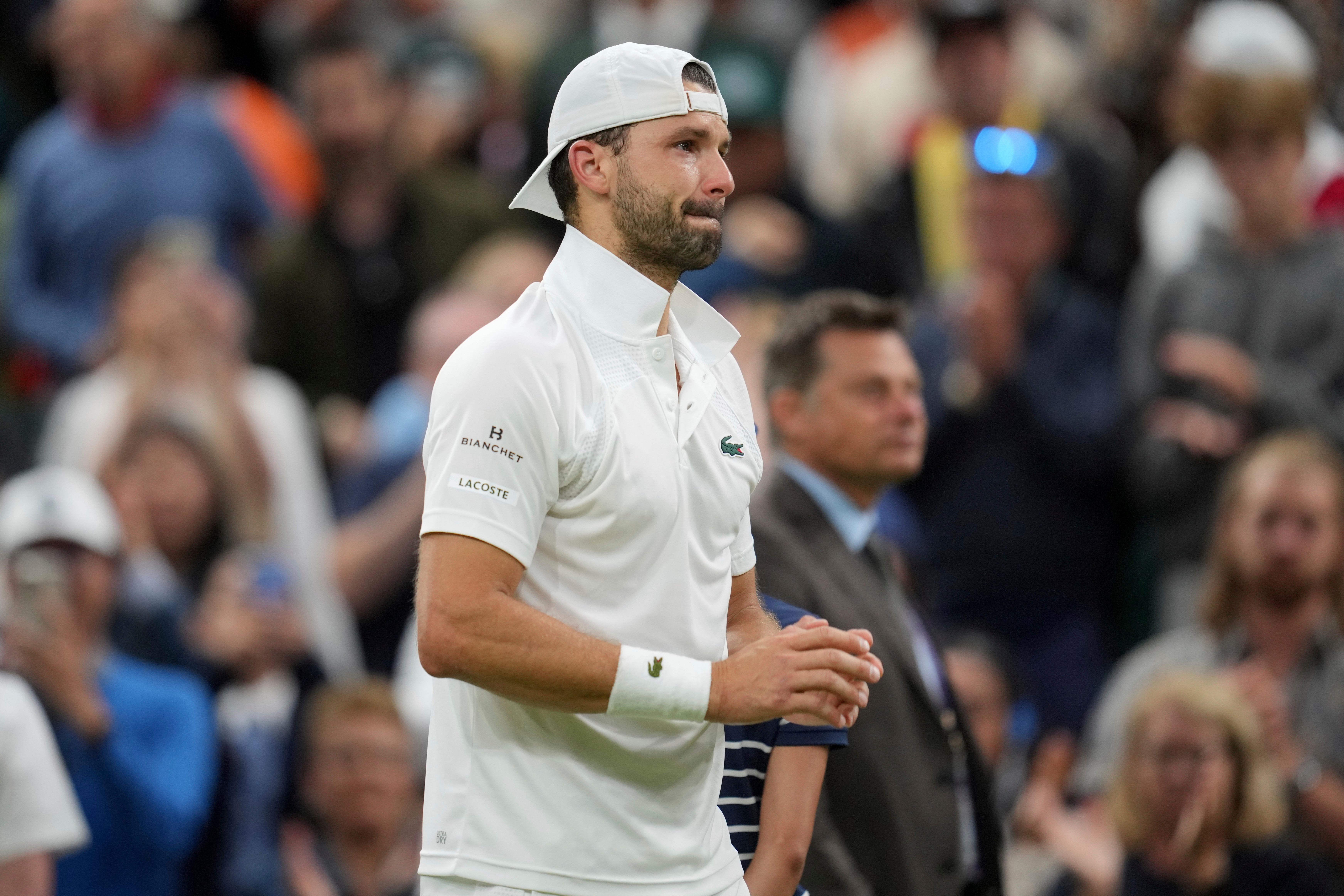 Dimitrov não se recuperou da lesão que sofreu durante sua partida de Wimbledon contra o pecador