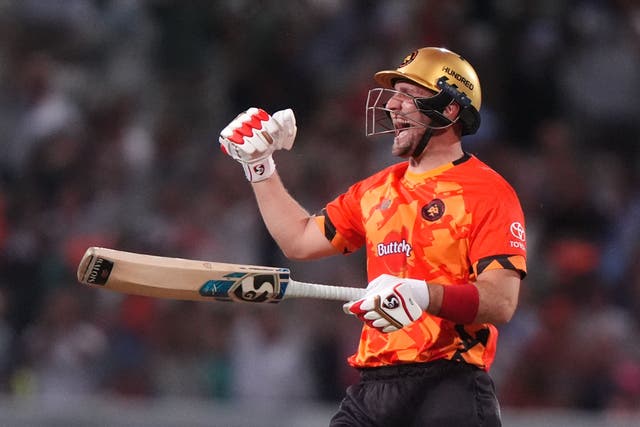 Liam Livingstone led Birmingham Phoenix to victory (Bradley Collyer/PA)