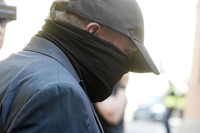 Robert Bush arrives at Hull Crown Court on Wednesday (Peter Byrne/PA)