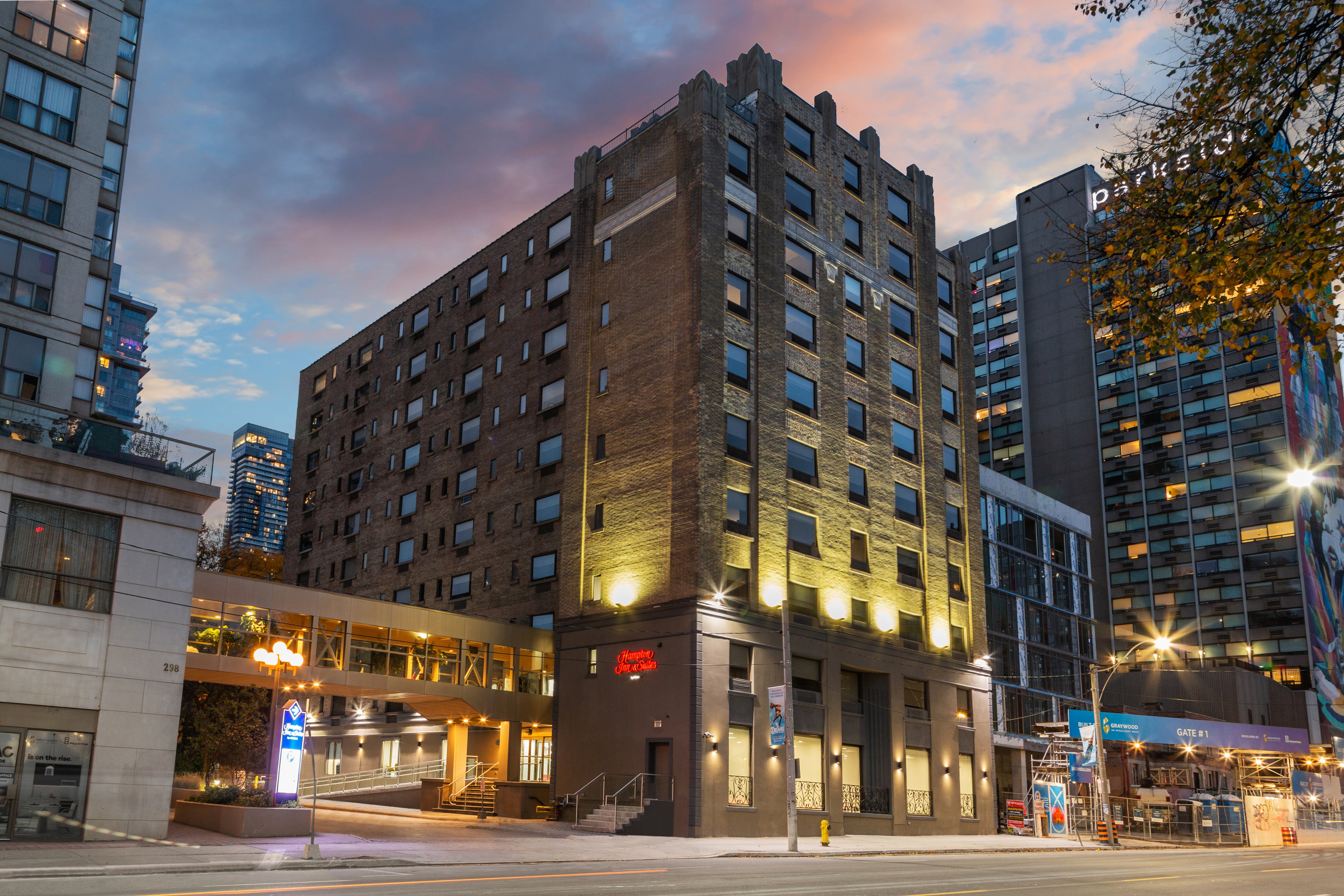 This hotel is only a few blocks away from the Church-Wellesley Village