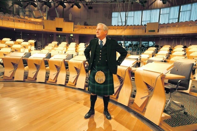 Sir George Reid, 86, died in the early hours of Tuesday (PA)