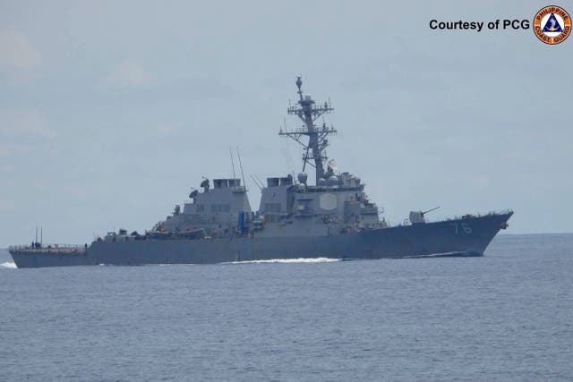Philippines US China Disputed Shoal