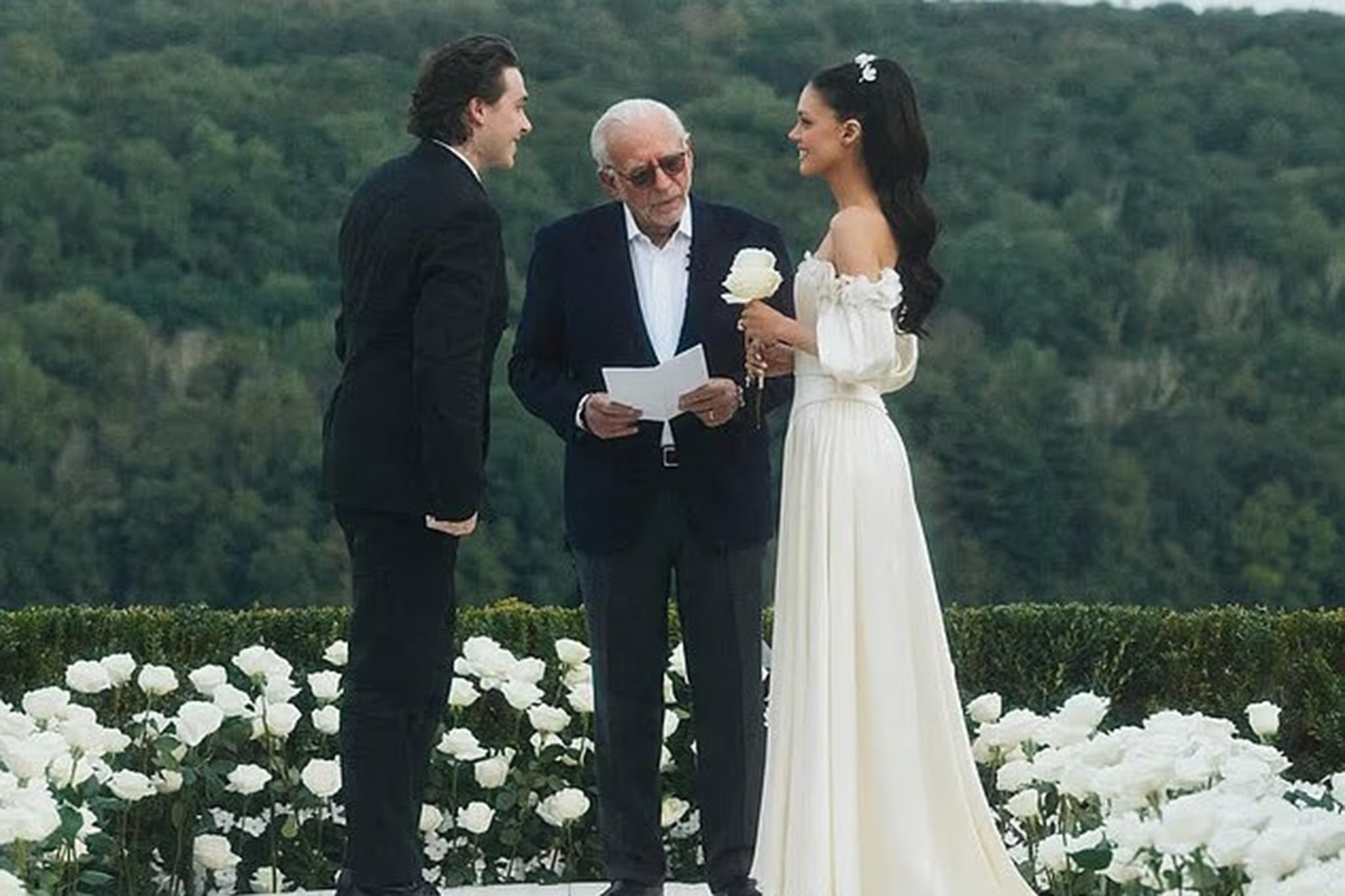 Brooklyn Beckham and Nicola Peltz at their vow renewal