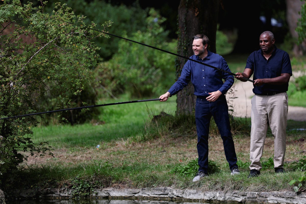 David Lammy reveals the error he made while fishing with JD Vance
